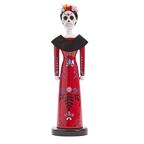 Day of The Dead Wooden Nutcracker Handcrafted Holiday Classic Timeless Charm - Picture 1 of 2